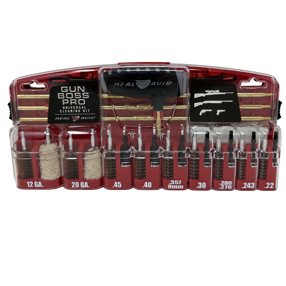 Real Avid Gun Boss Pro Universal Cleaning Kit Rifles Shotguns Handguns AVGBPRO-U
